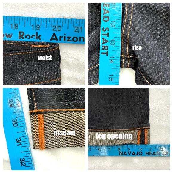 Ed Hardy by Christian Audigier Mens Jeans 40x34 Y2K Death or Glory Skull Indie - Picture 9 of 10